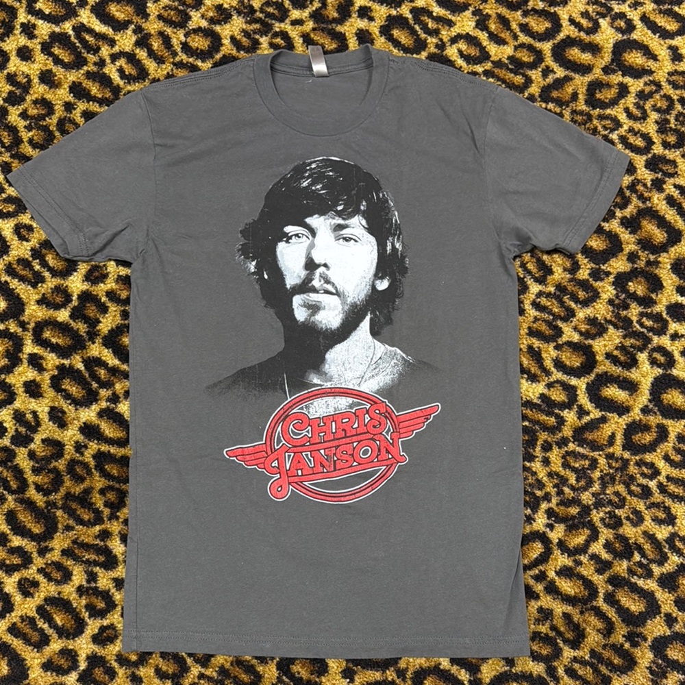 Chris Janson Graphic T-Shirt - Gray and Red